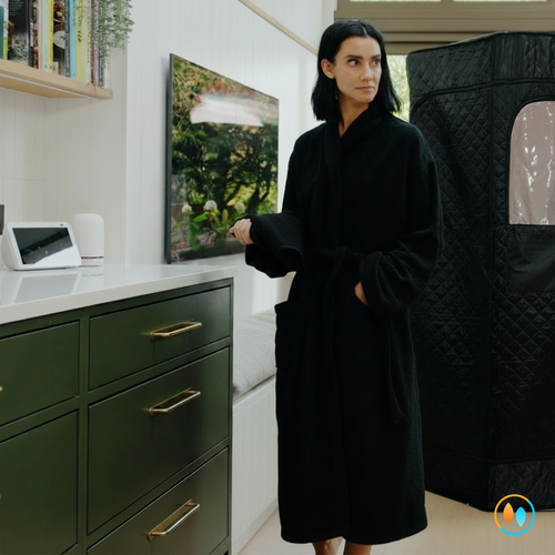 Thermae Organic Bamboo Robe + Towel Set