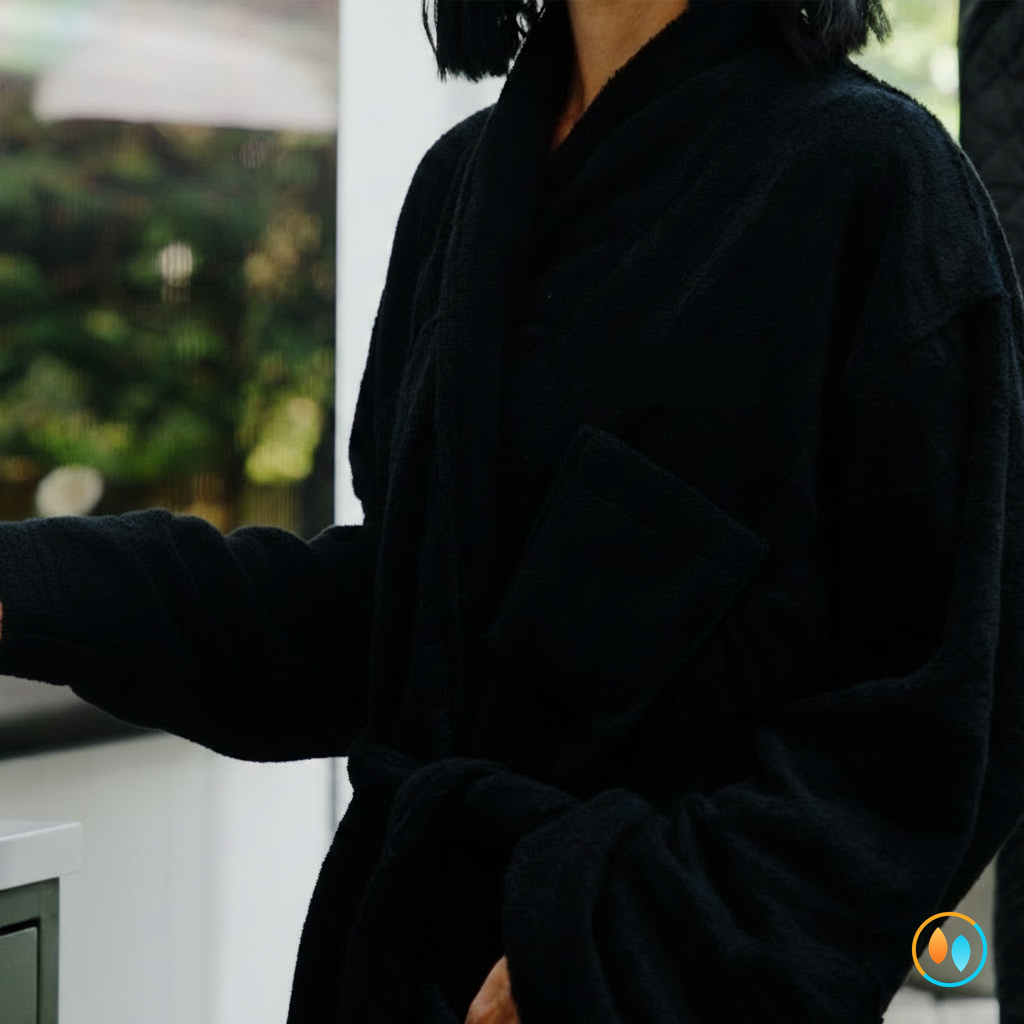 Thermae Organic Bamboo Robe + Towel Set
